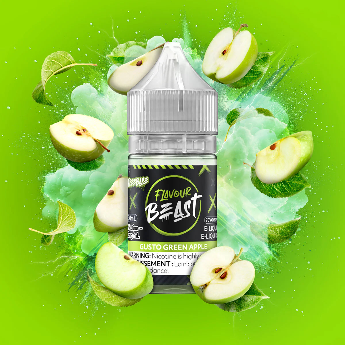 Flavour Beast Freebase Gusto Green Apple 3mg