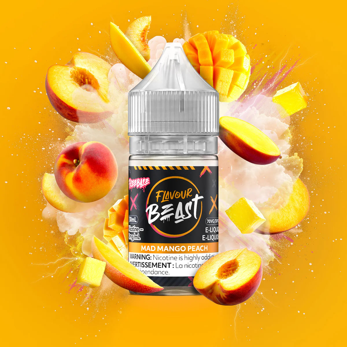 Flavour Beast Freebase Mad Mango Peach 3 mg
