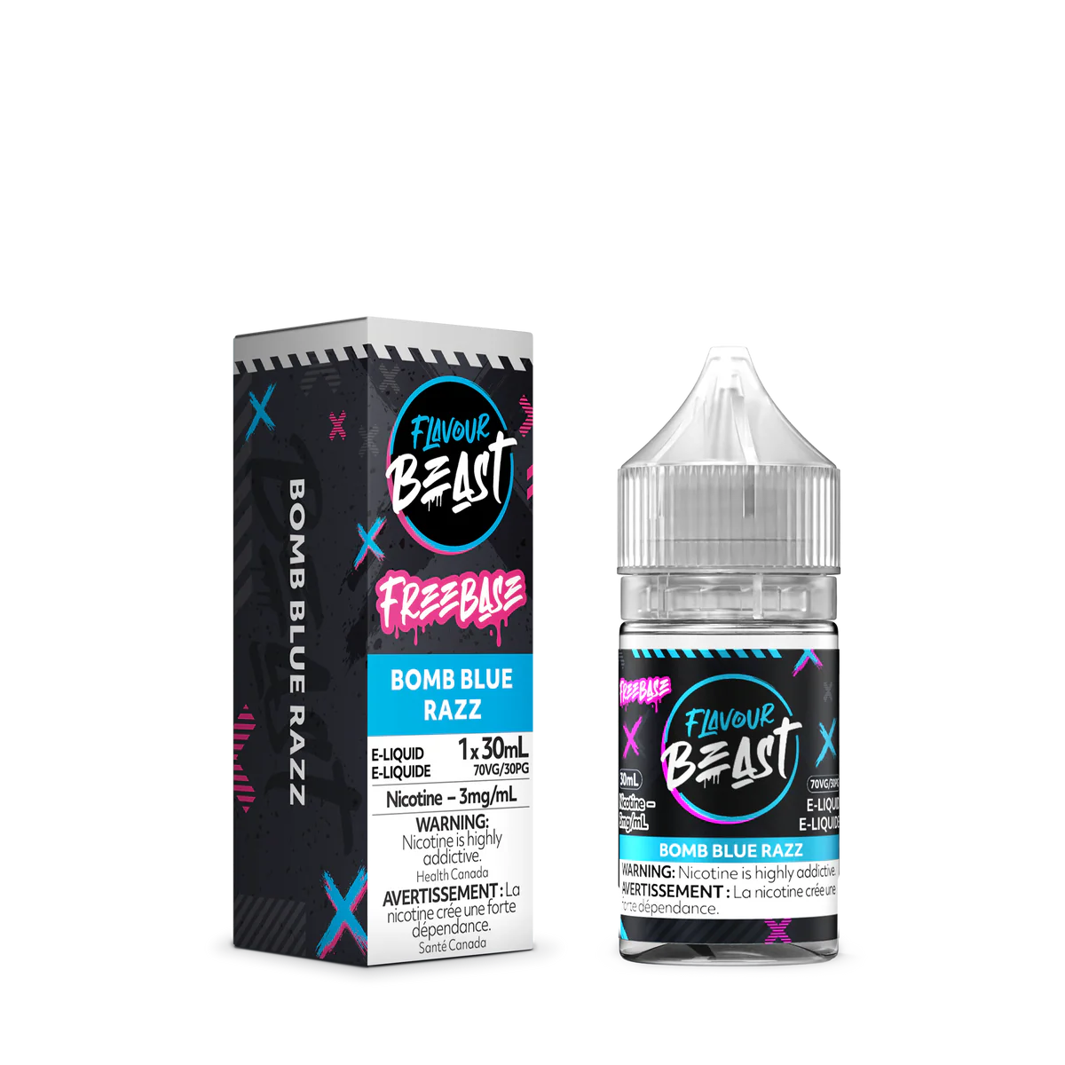 Flavour Beast FreeBase Bomb Blue Razz 3mg