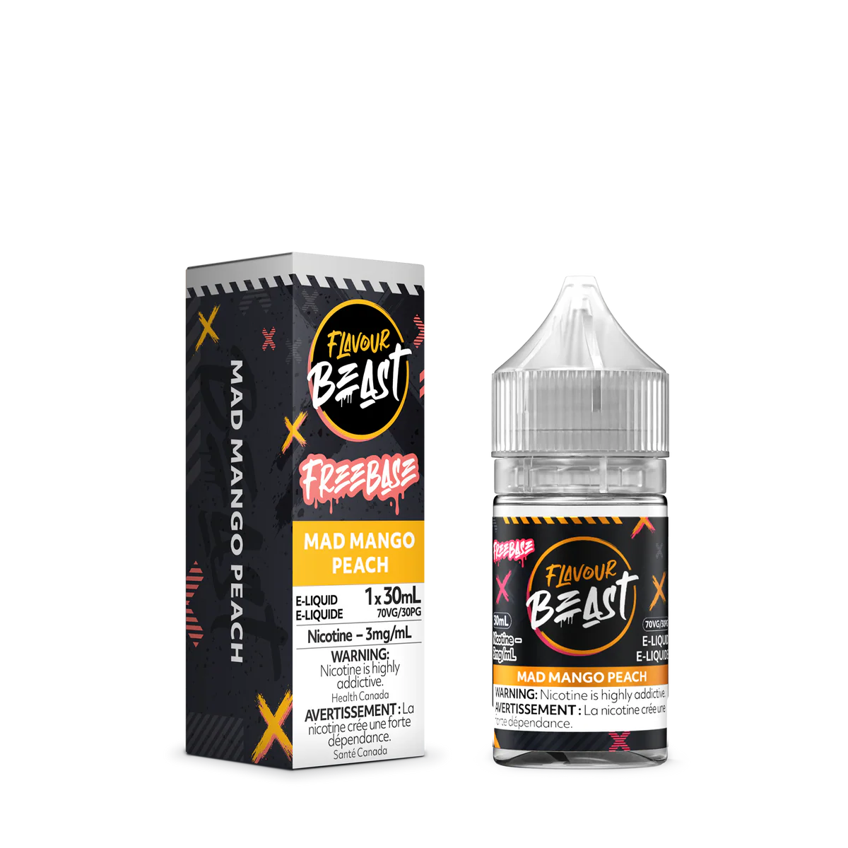 Flavour Beast Freebase Mad Mango Peach 3 mg