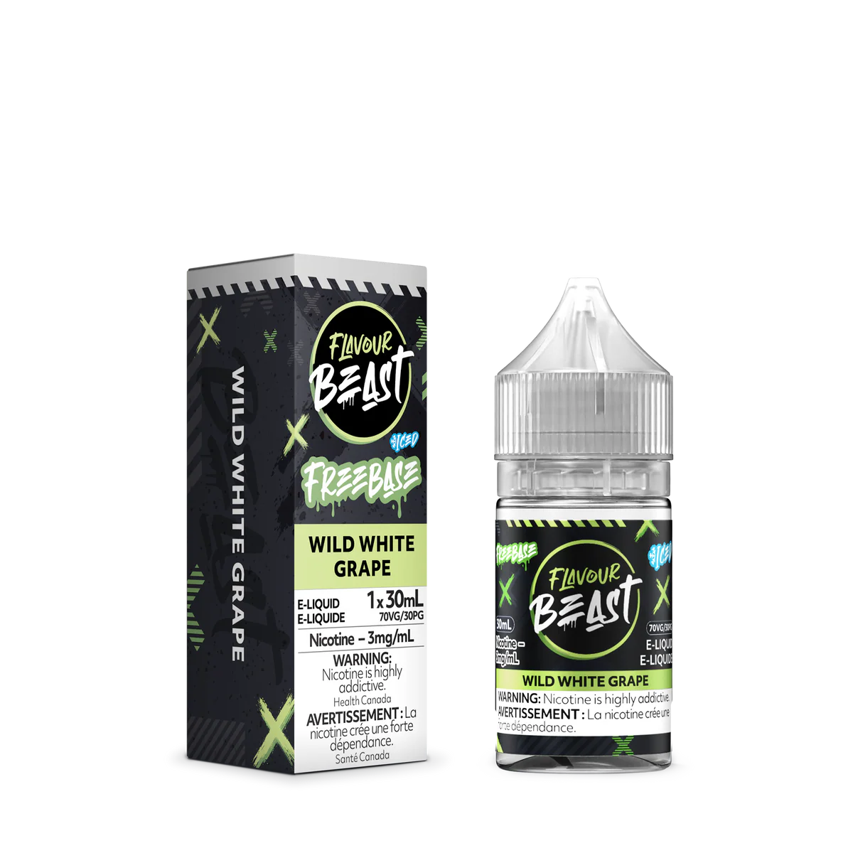 Flavour Beast Freebase Wild White Grape Iced 3mg