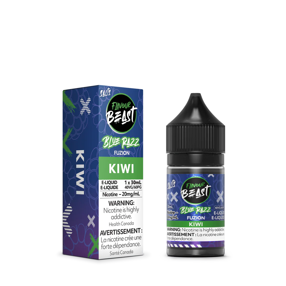 Flavour Beast Blue Razz Fuzion Kiwi 20mg