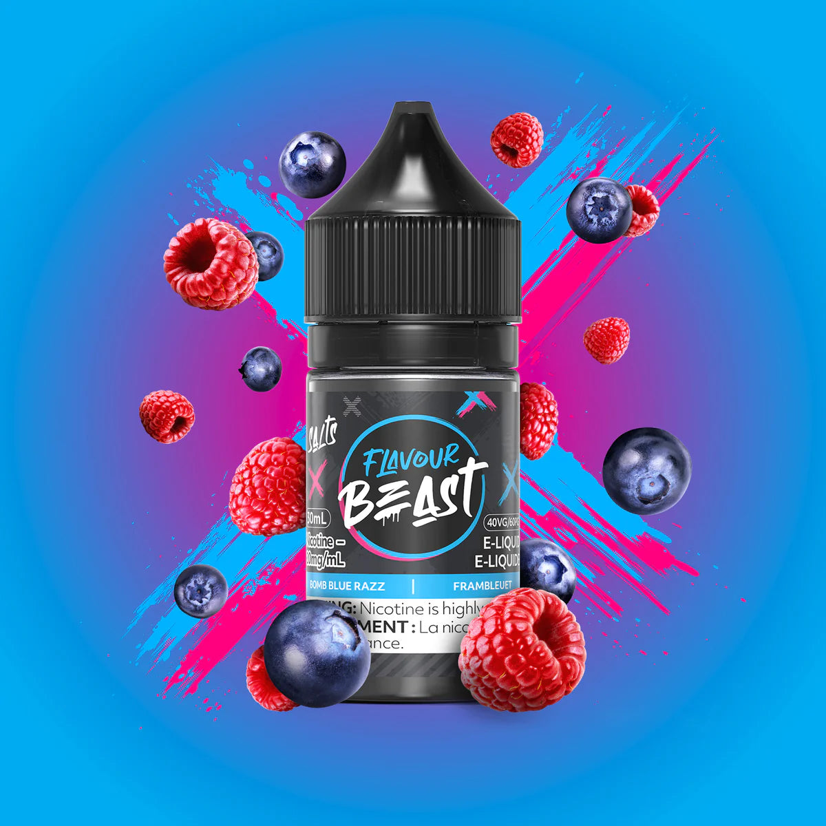 Flavour Beast Salts Bomb Blue Razz 20MG