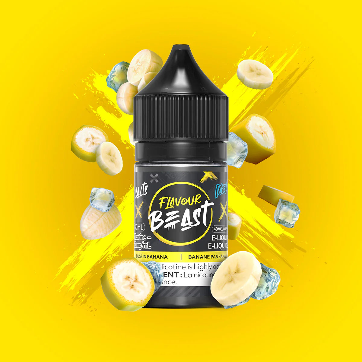 Flavour Beast Iced Bussin Banana 10MG