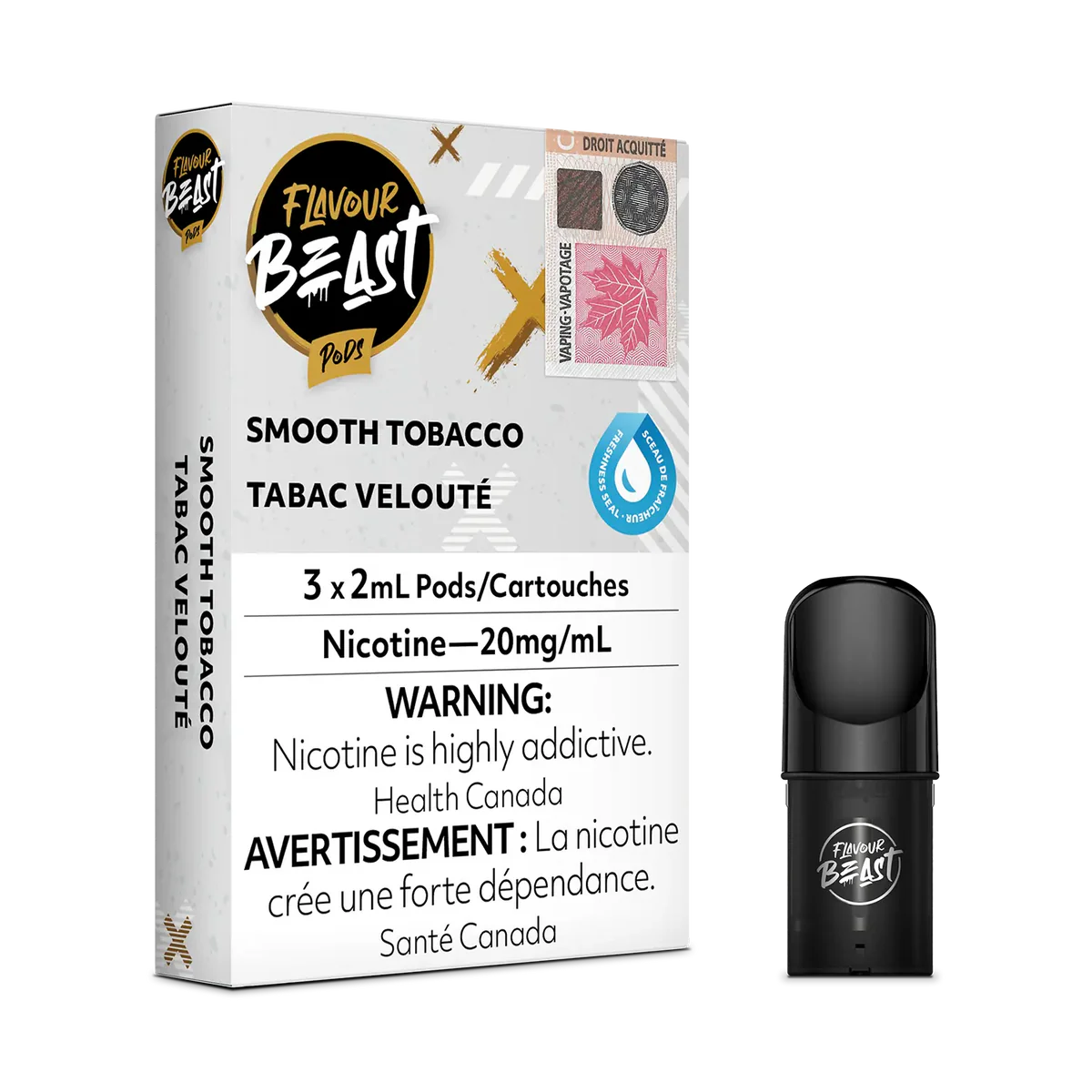 Flavour Beast Pods Smooth Tobacco 20mg